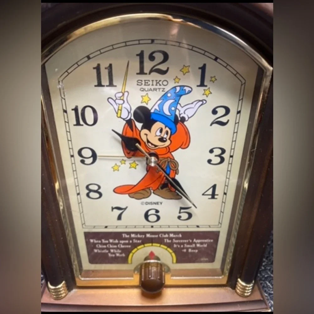 Disney Mickey Mouse Seiko Quartz‎ Musical Clock
